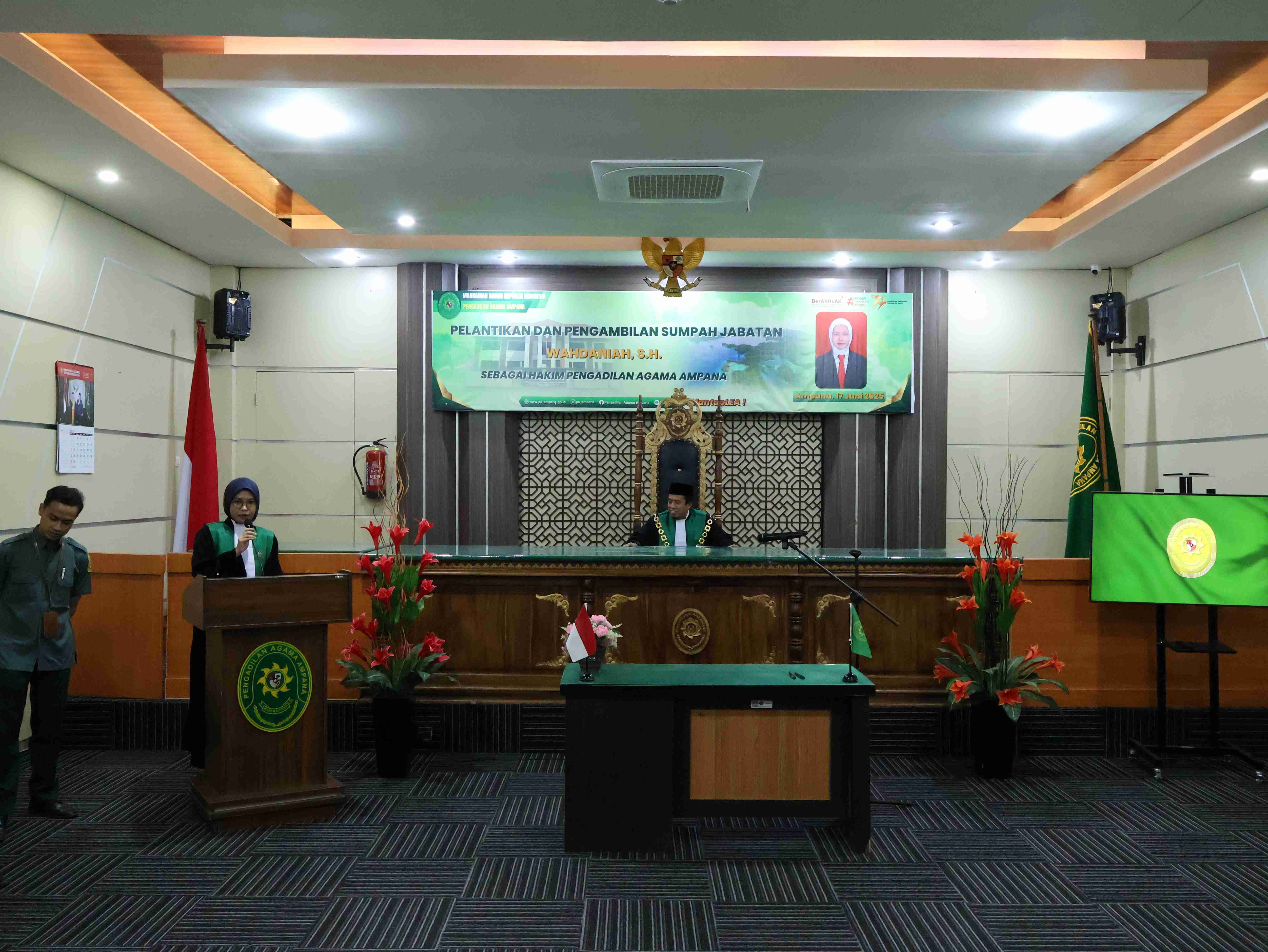 3 Pelantikan Hakim Baru Pengadilan Agama Ampana Berlangsung Sukses