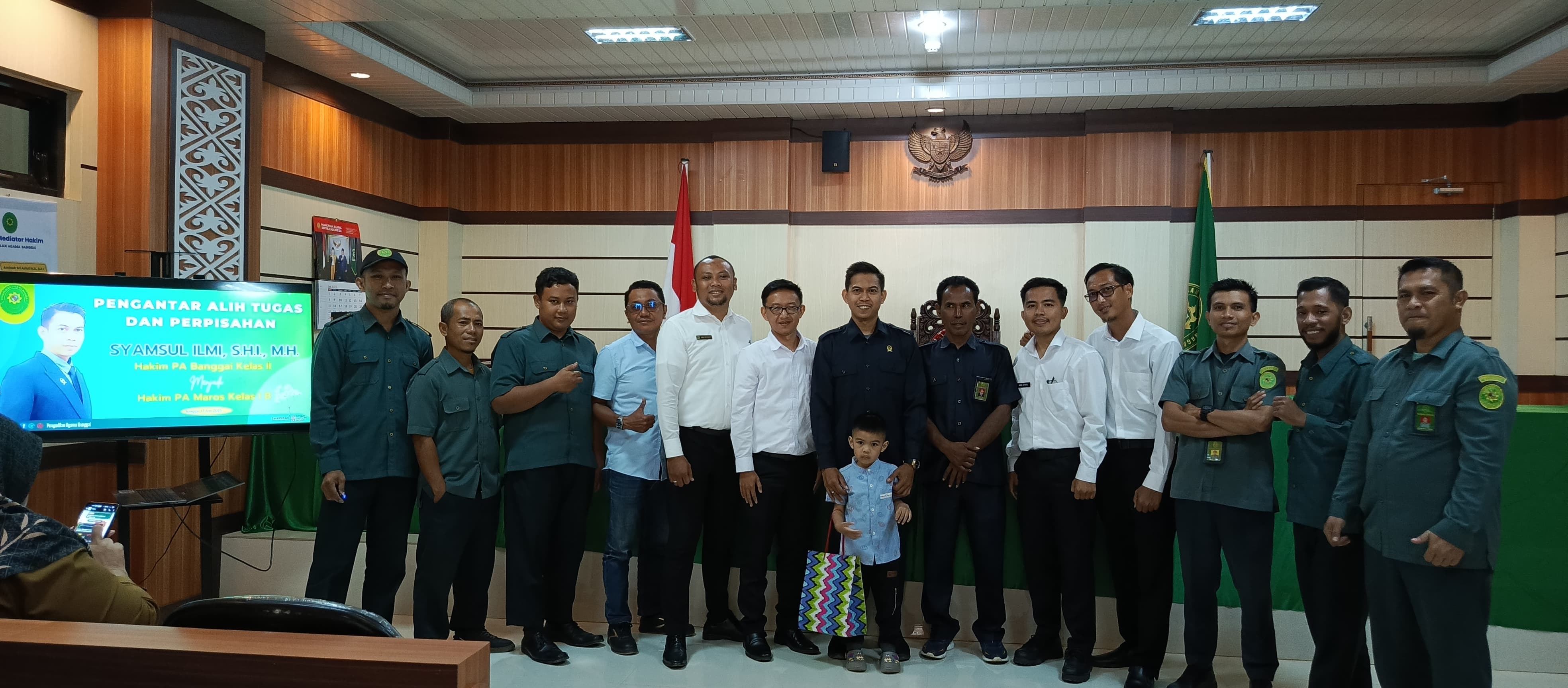 2 Pengantar Alih Tugas dan perpisahan YM Syamsul Ilmi S.H.I. M.H. Hakim Pengadilan Agama Banggai kelas II menjadi Hakim Pengadilan Agama Maros kelas IB
