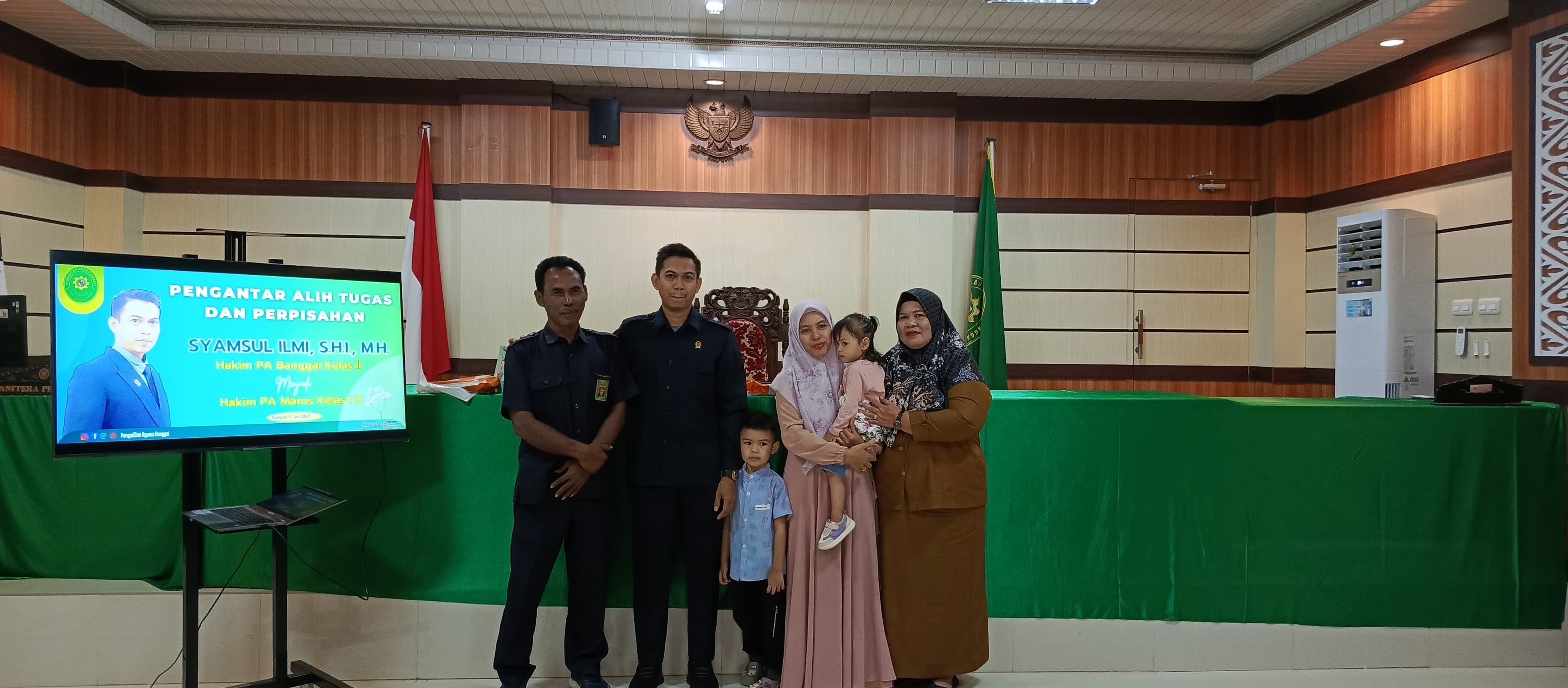 5 Pengantar Alih Tugas dan perpisahan YM Syamsul Ilmi S.H.I. M.H. Hakim Pengadilan Agama Banggai kelas II menjadi Hakim Pengadilan Agama Maros kelas IB