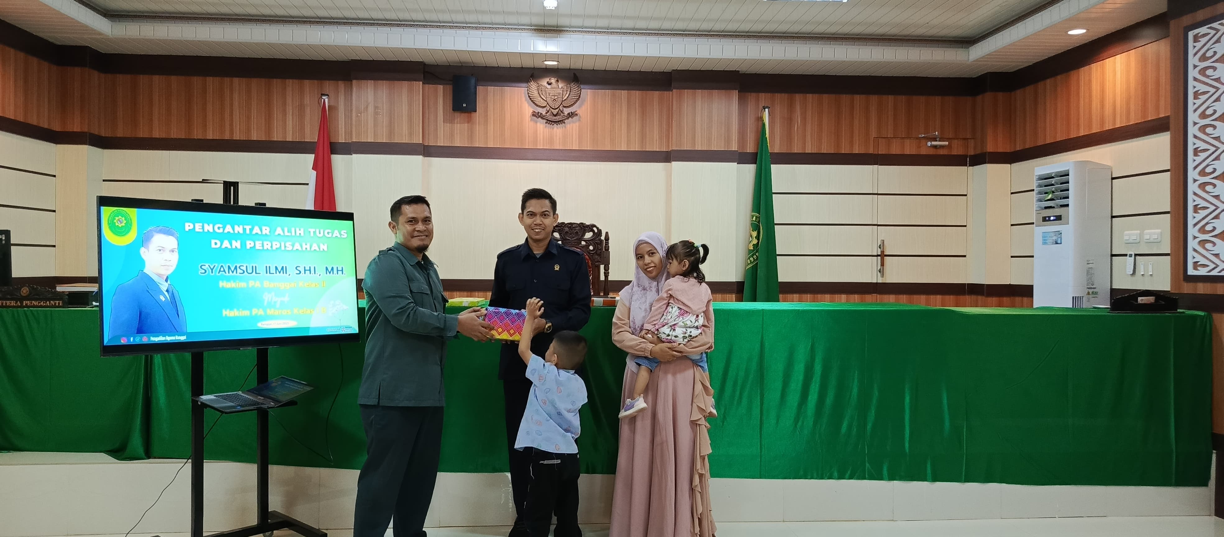 7 Pengantar Alih Tugas dan perpisahan YM Syamsul Ilmi S.H.I. M.H. Hakim Pengadilan Agama Banggai kelas II menjadi Hakim Pengadilan Agama Maros kelas IB