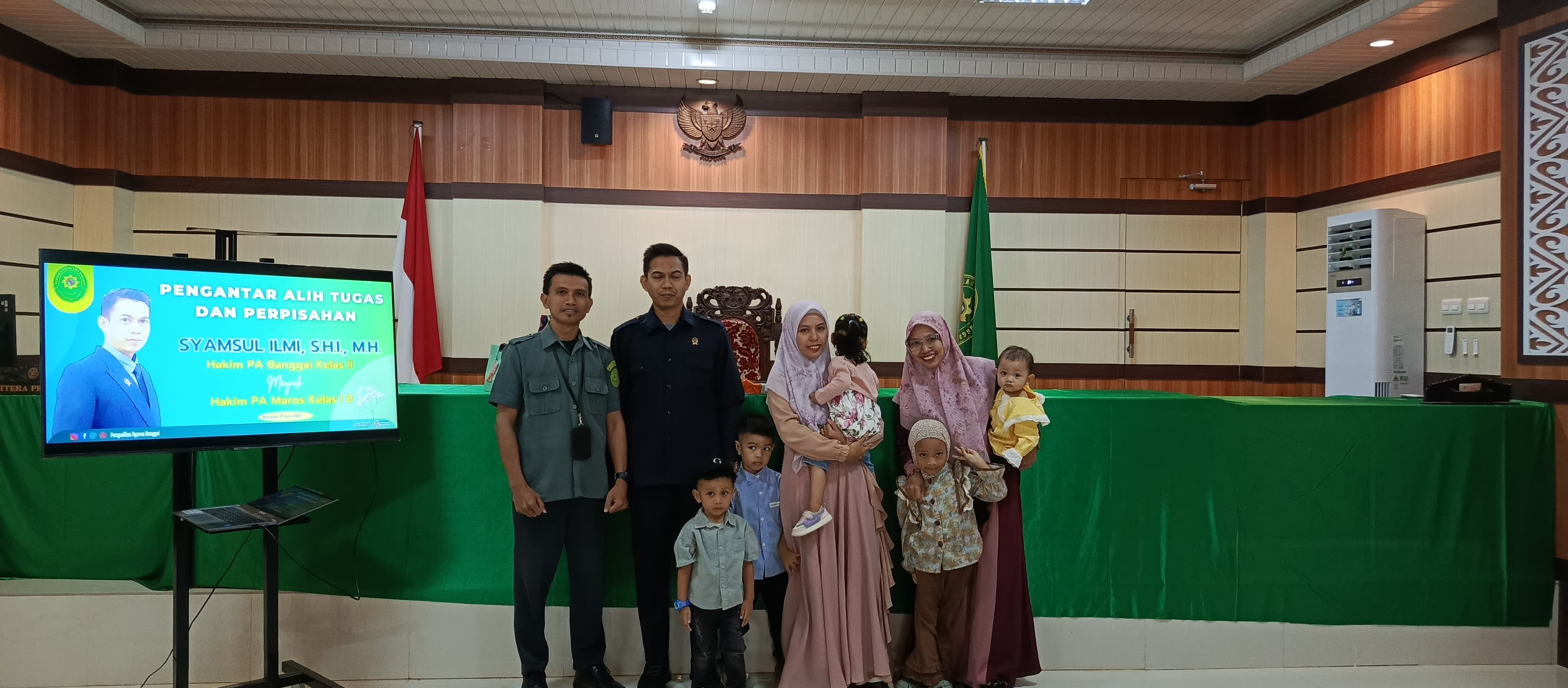 9 Pengantar Alih Tugas dan perpisahan YM Syamsul Ilmi S.H.I. M.H. Hakim Pengadilan Agama Banggai kelas II menjadi Hakim Pengadilan Agama Maros kelas IB