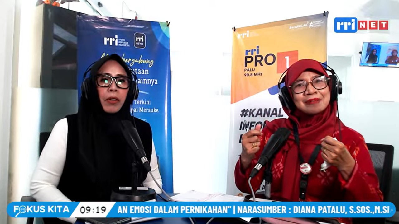 3 Ketua Pengadilan Agama Palu Hadiri Program Kopi Anda Weekend sebagai Narasumber dengan RRI Palu Bertema Pengelolaan Konflik dan Emosi dalam Pernikahan