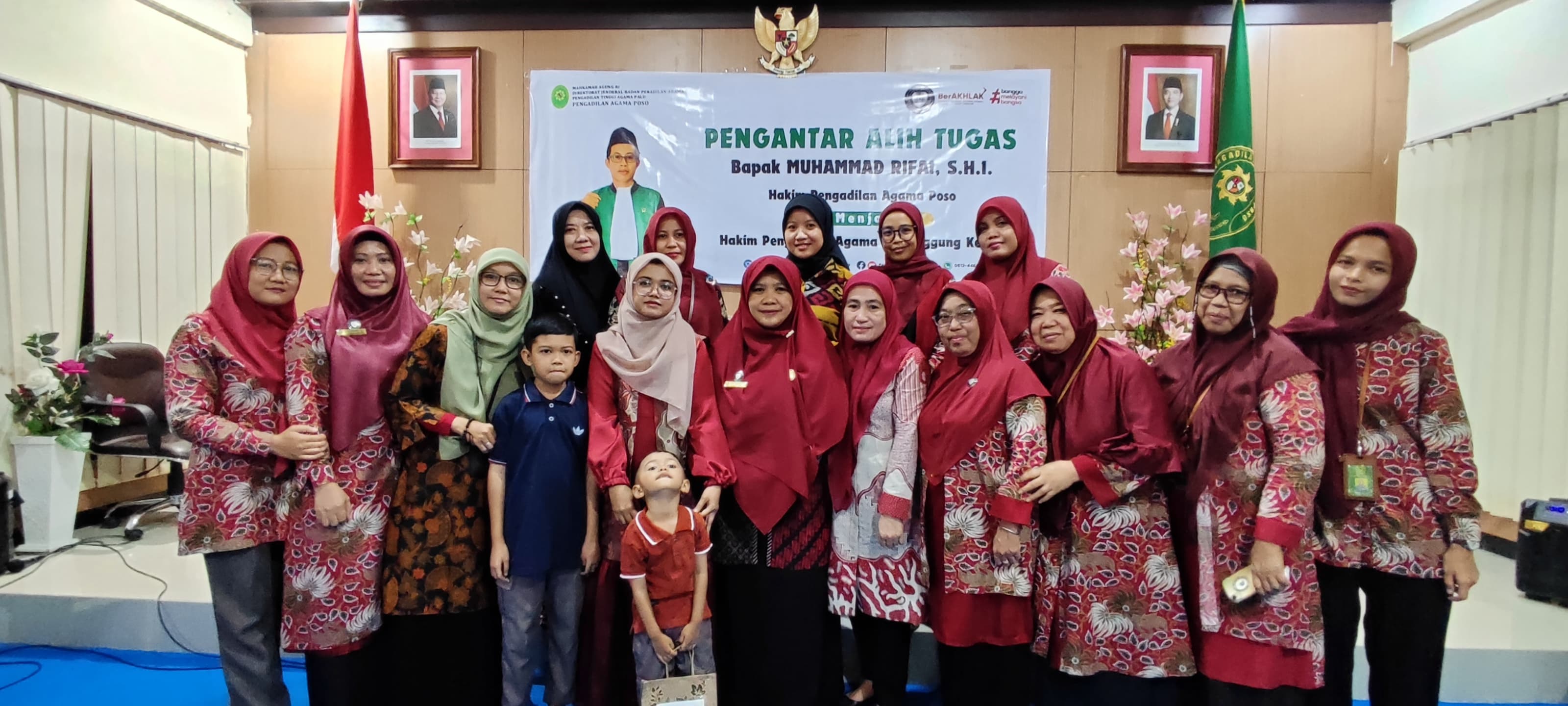 15 Pengadilan Agama Poso Gelar Acara Pengantar Alih Tugas Hakim Muhammad Rifai