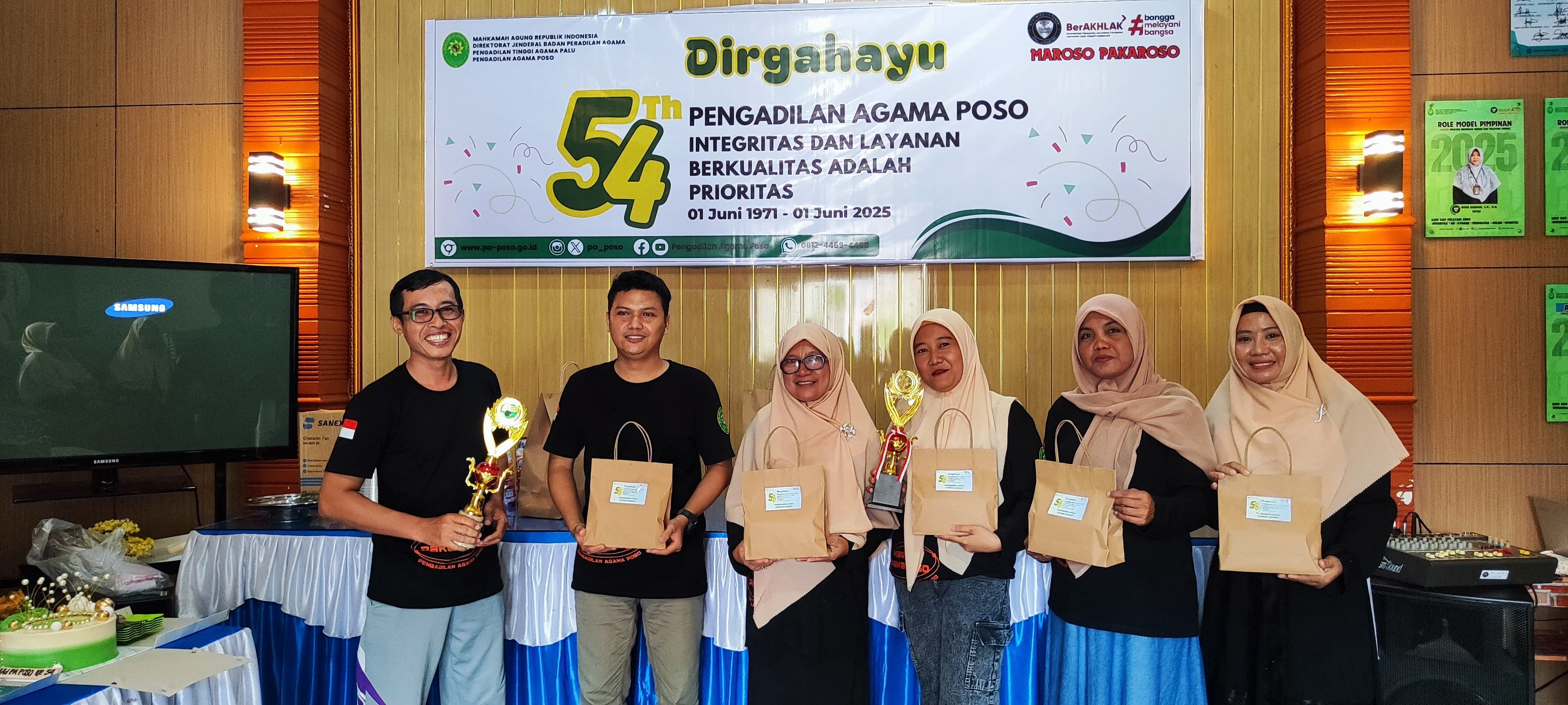 15 Pengadilan Agama Poso memperingati Hari Ulang Tahun ke 54