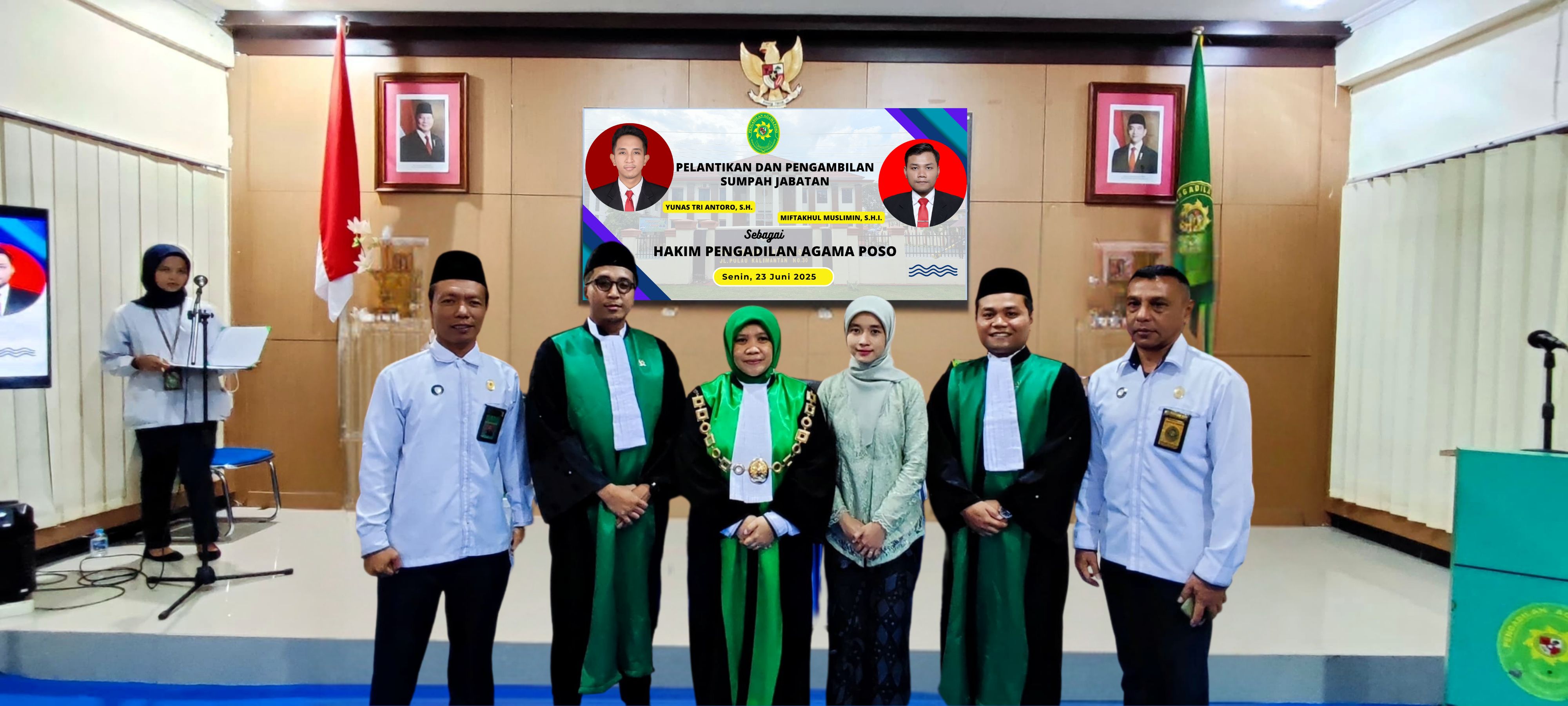 18 Pelantikan Dua Hakim Baru di Pengadilan Agama Poso