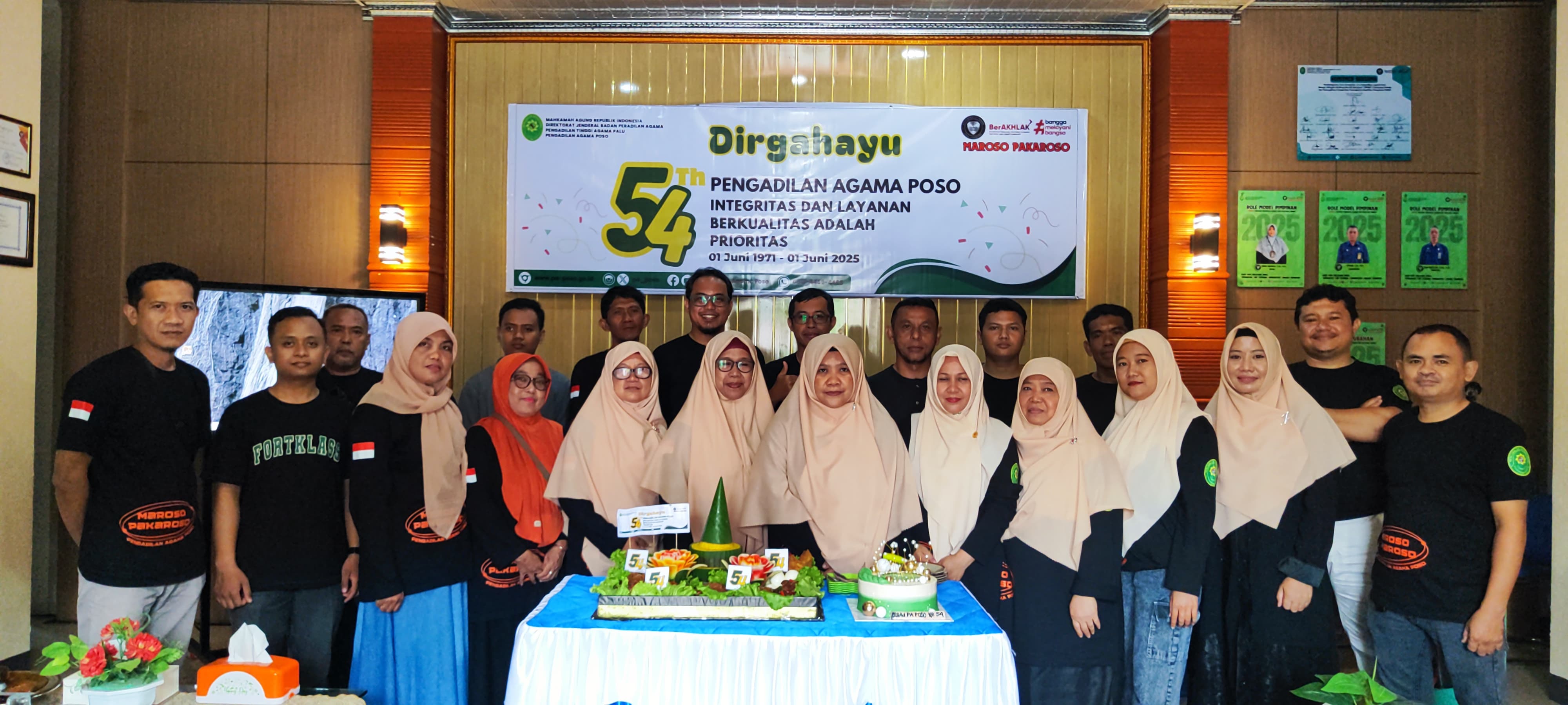 18 Pengadilan Agama Poso memperingati Hari Ulang Tahun ke 54