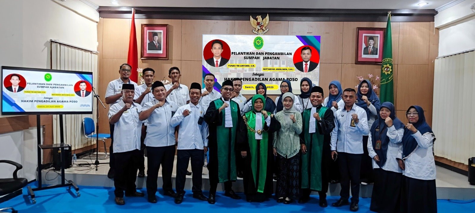 19 Pelantikan Dua Hakim Baru di Pengadilan Agama Poso