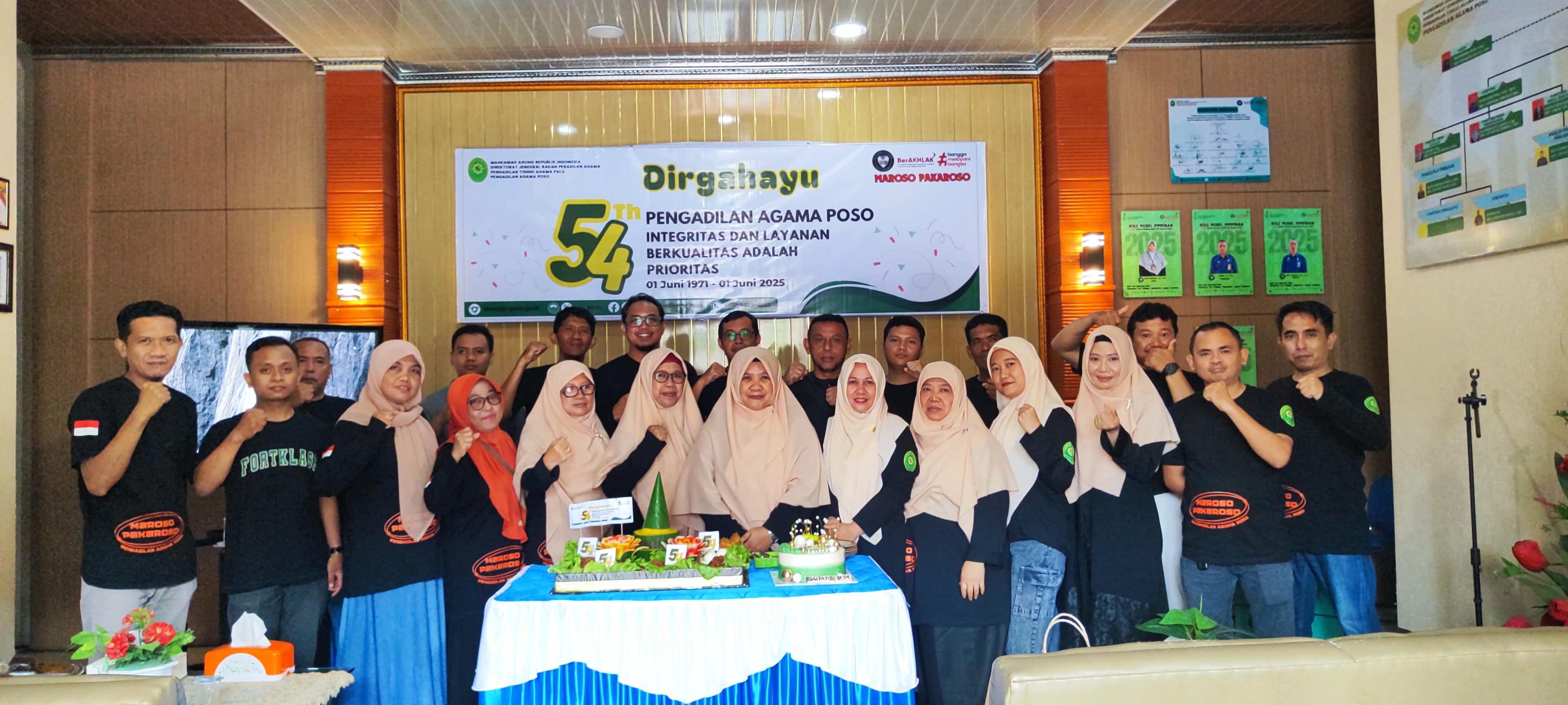 2025 Pengadilan Agama Poso memperingati Hari Ulang Tahun ke 54