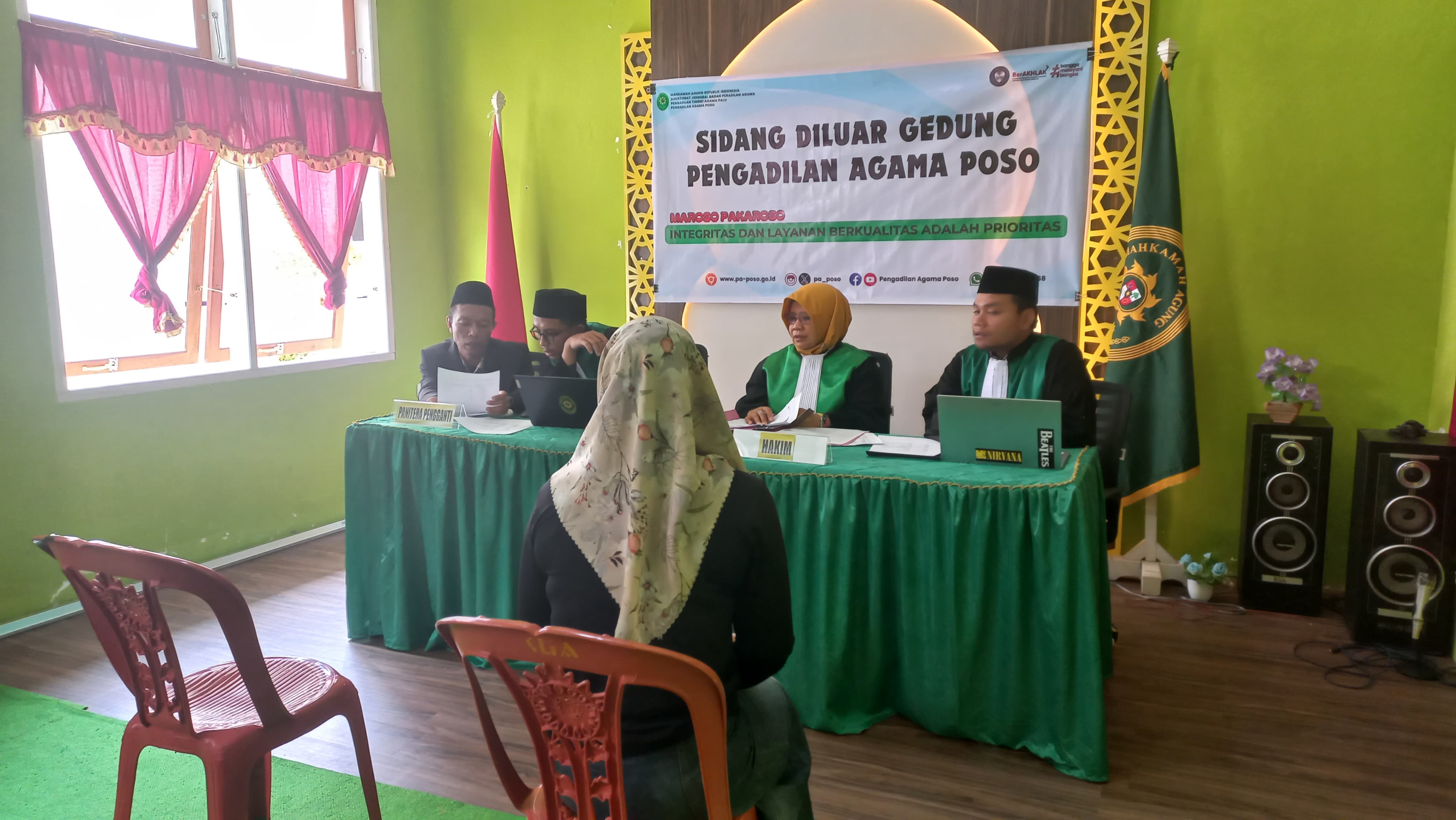 3 Pengadilan Agama Poso Laksanakan Sidang Luar Gedung di KUA Kecamatan Pamona Selatan 14082025
