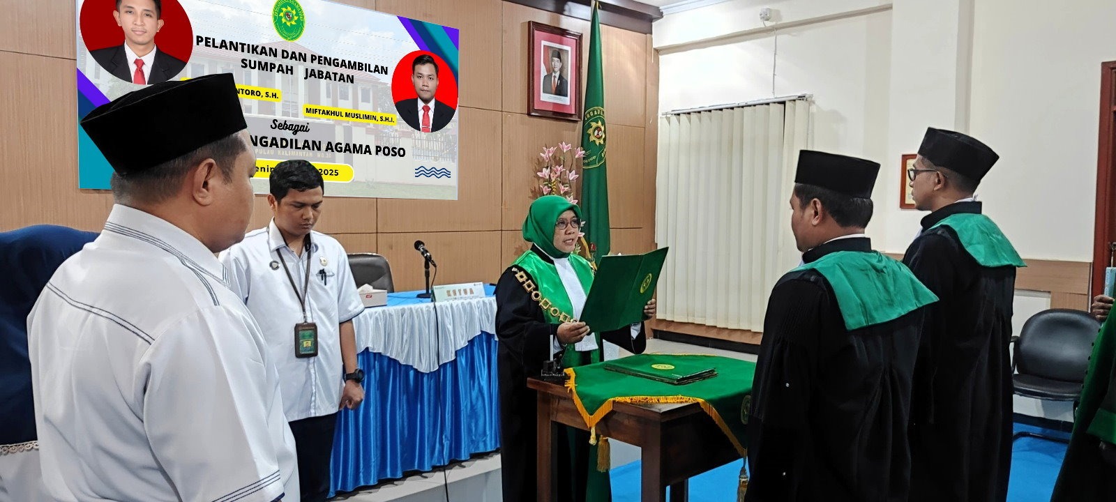 6 Pelantikan Dua Hakim Baru di Pengadilan Agama Poso