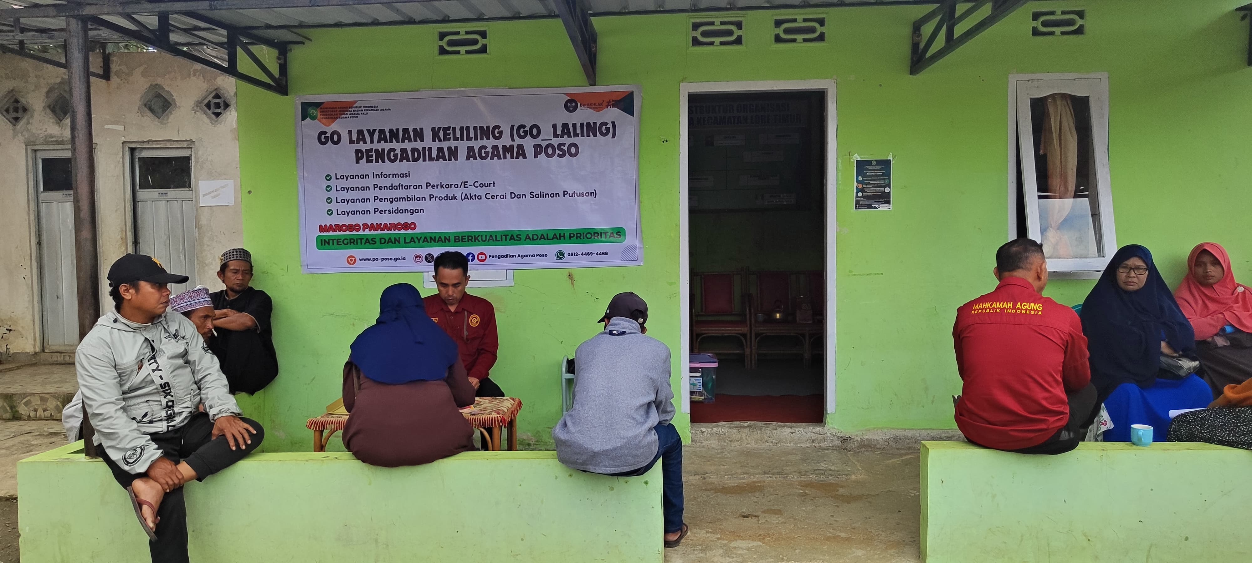 6 Pengadilan Agama Poso Laksanakan Layanan Keliling di Lore Timur