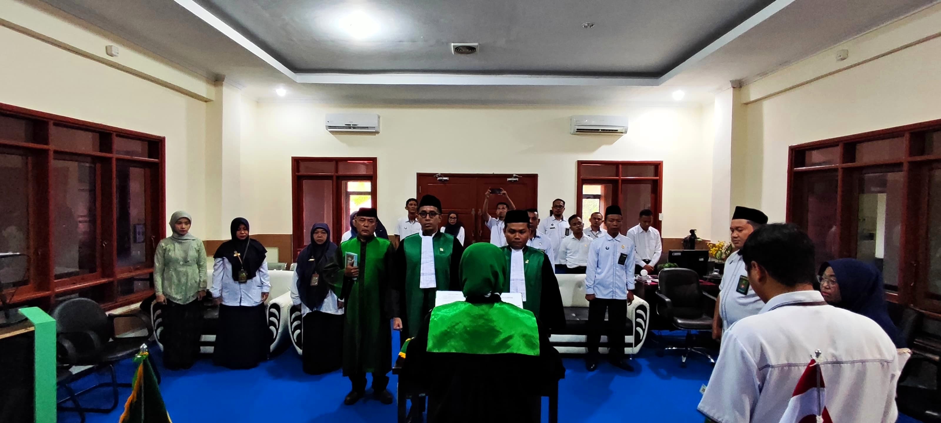 7 Pelantikan Dua Hakim Baru di Pengadilan Agama Poso