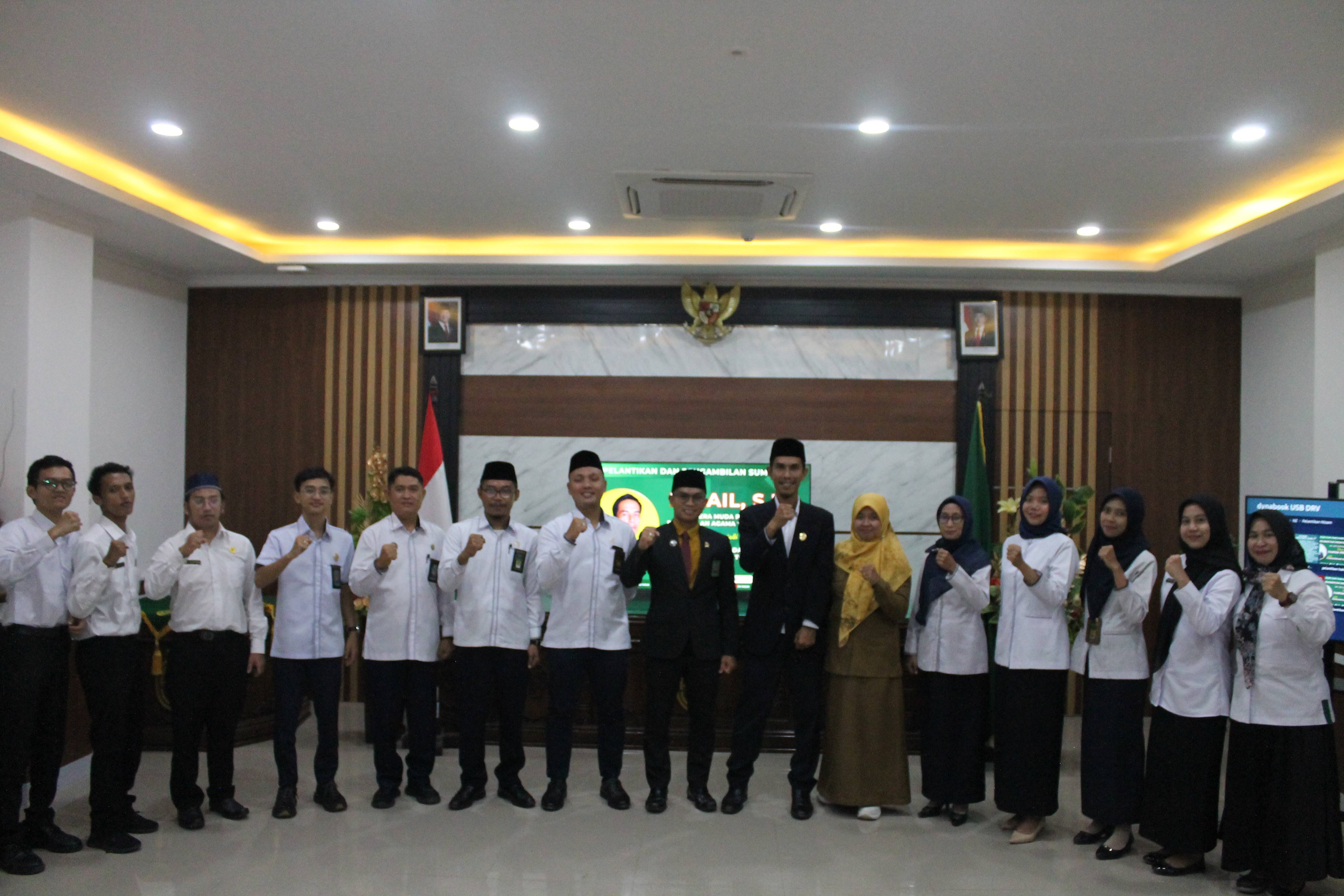 4 Pelantikan dan Pengambilan Sumpah Jabatan Panitera Muda Hukum Pengadilan Agama Tolitoli