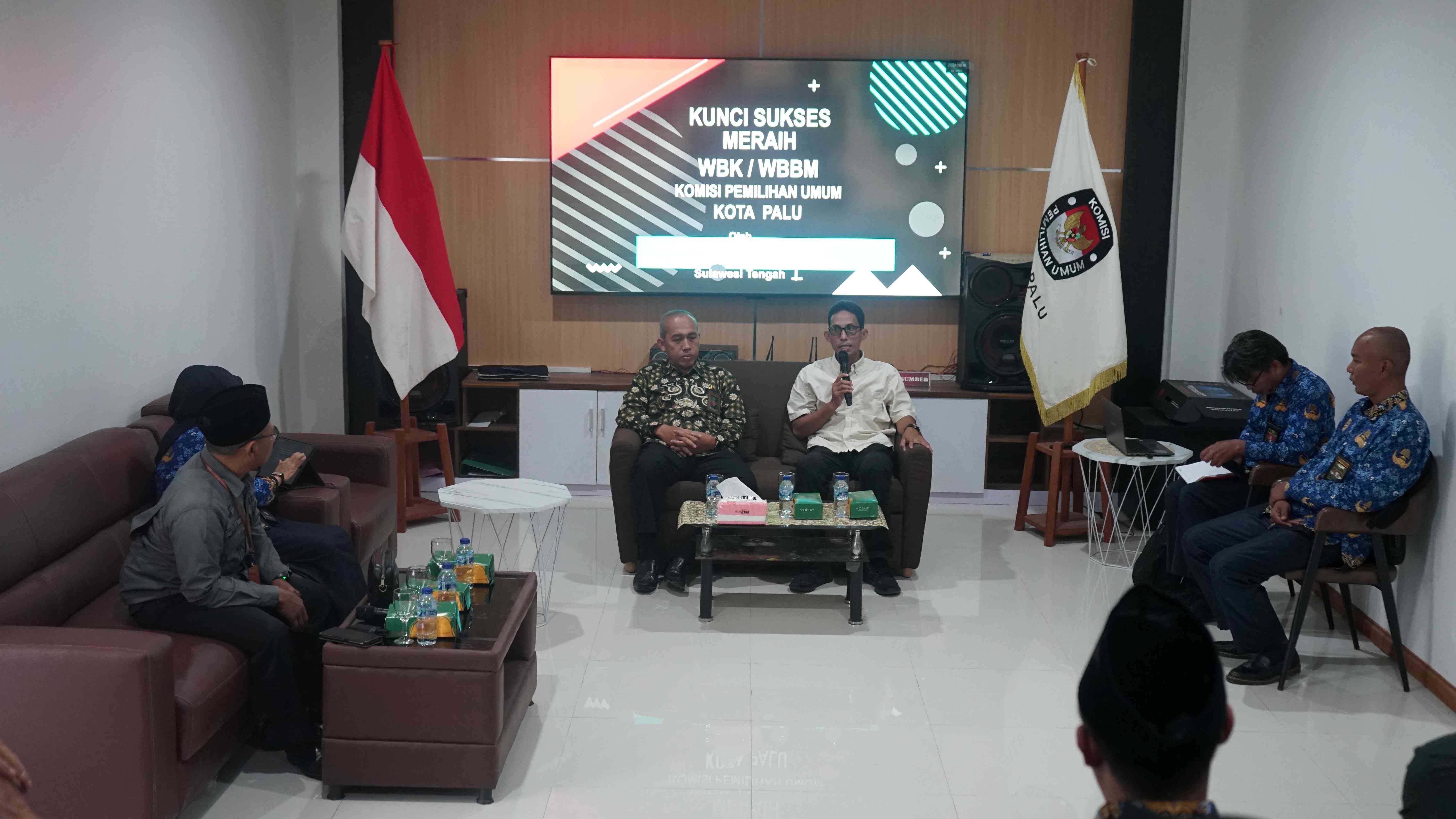 7 PTA PALU MENDAMPINGI KPU UNTUK MEWUJUDKAN ZONA INTEGRITAS DAN WILAYAH BEBAS DARI KORUPSI