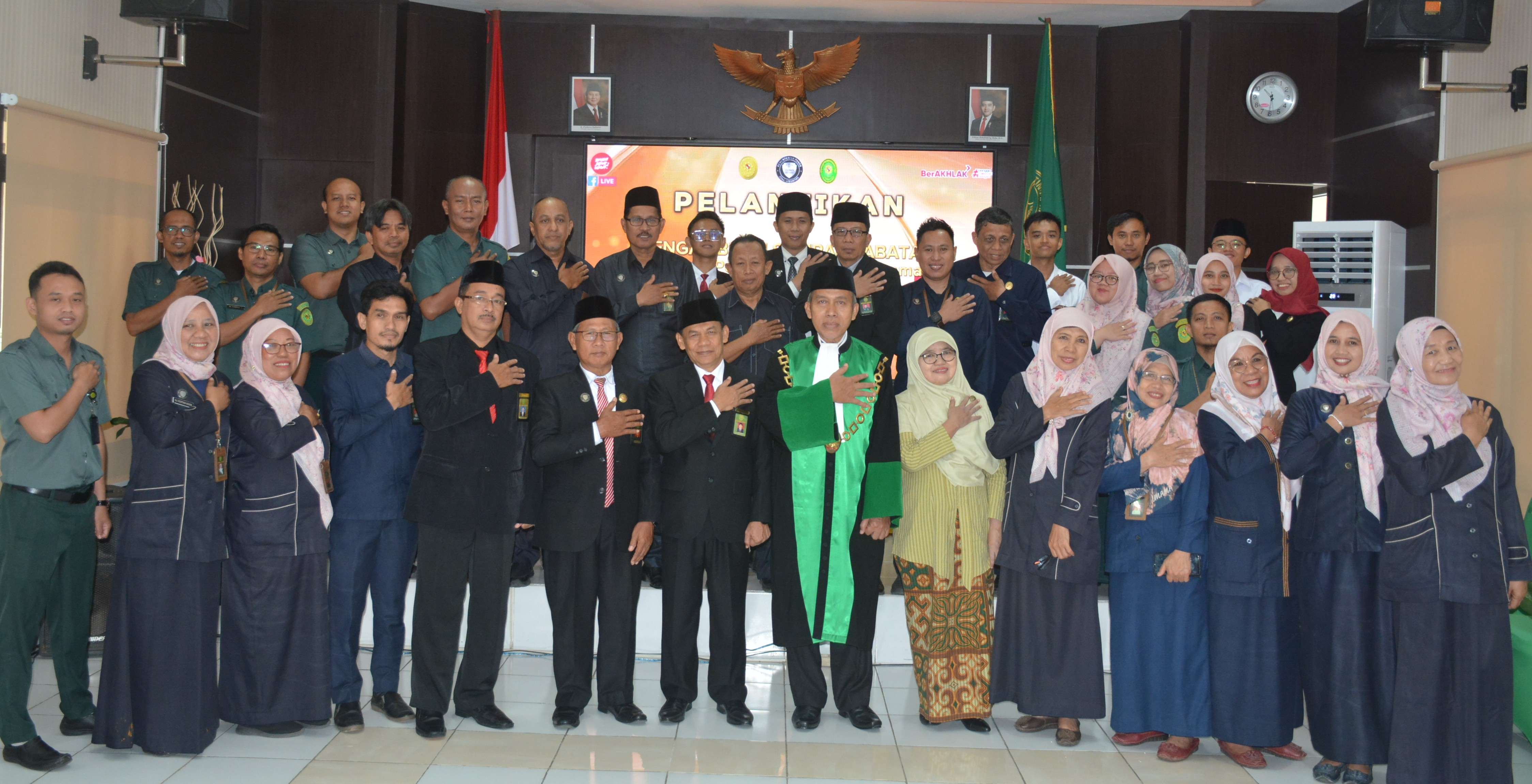 11 Pengambilan Sumpah Jabatan Dan Pelantikan Wakil Ketua Pengadilan Tinggi Agama Palu Juli 2025