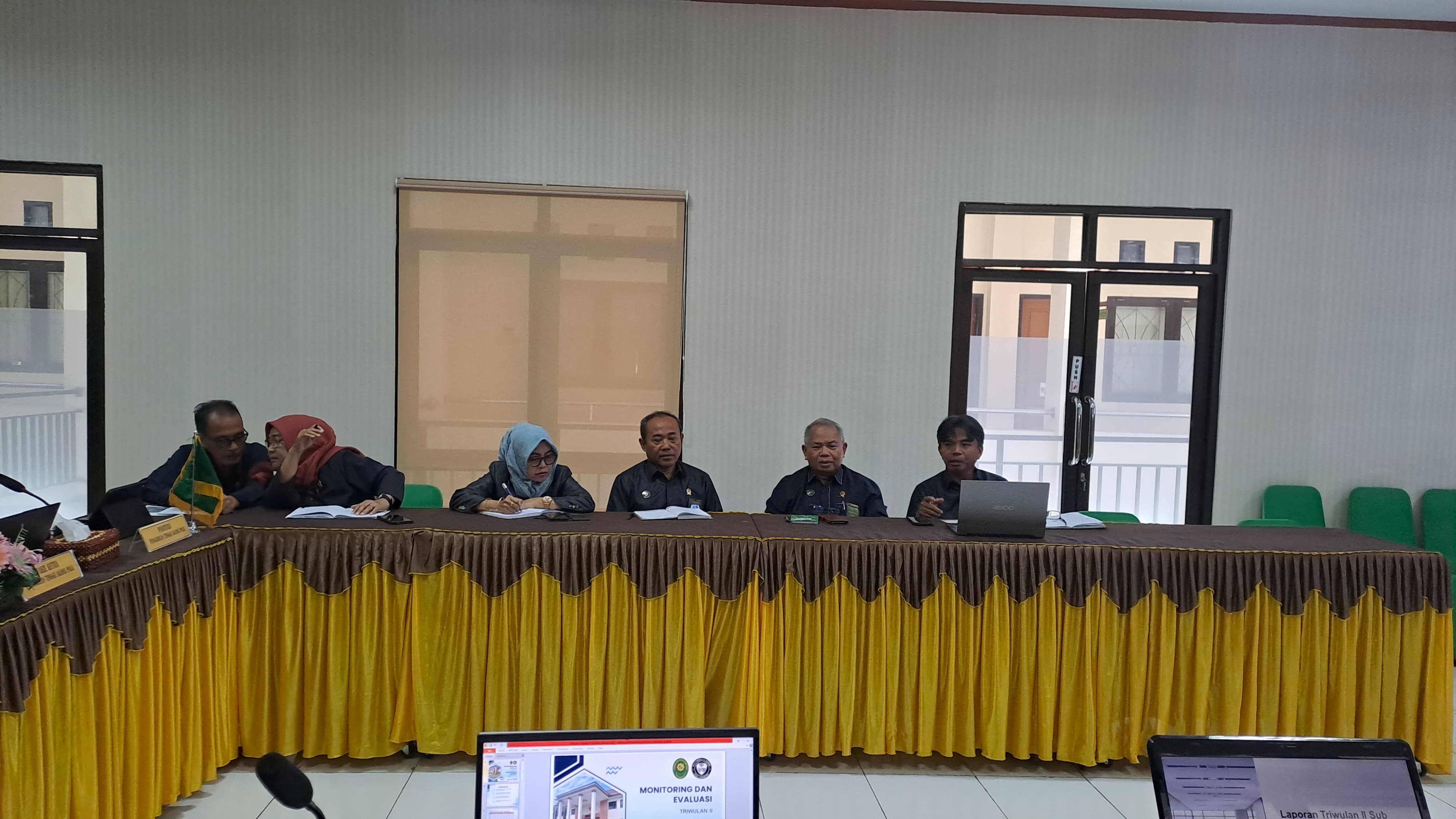 3 Kegiatan Monitoring Dan Evaluasi Kinerja Triwulan Ii April S.D Juni Tahun 2025 Bagian Kesekretariatan Dan Kepaniteraan Pengadilan Tinggi Agama Palu