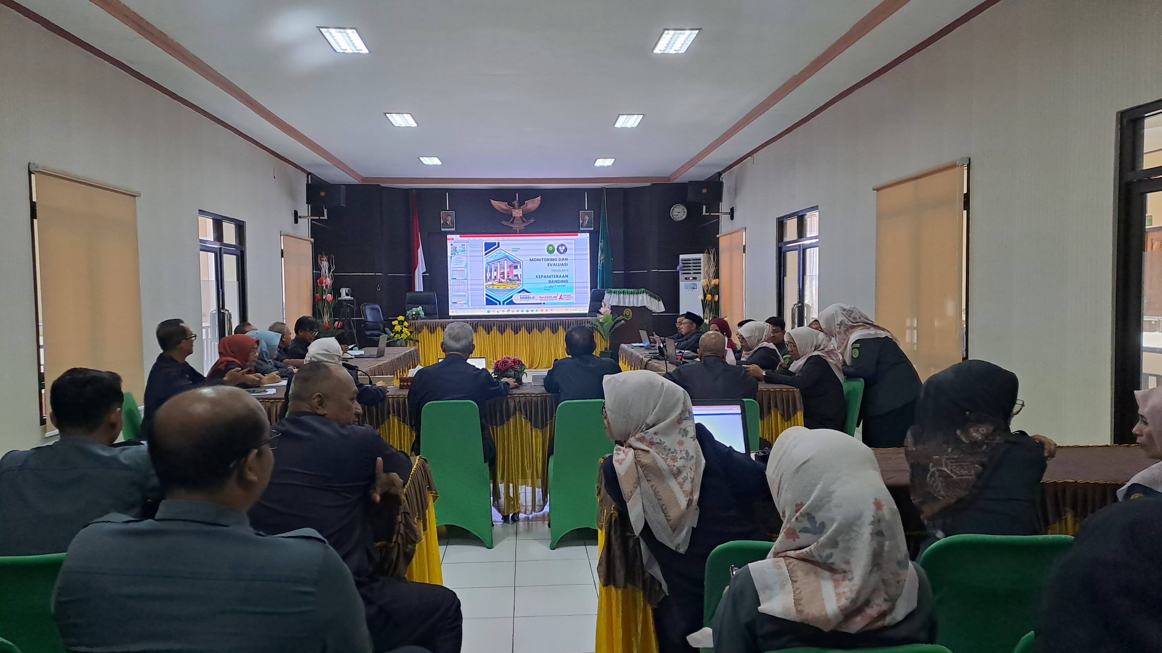 4 Kegiatan Monitoring Dan Evaluasi Kinerja Triwulan Ii April S.D Juni Tahun 2025 Bagian Kesekretariatan Dan Kepaniteraan Pengadilan Tinggi Agama Palu